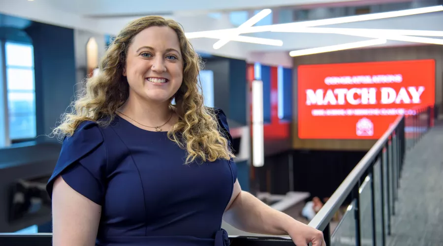 Caitlan Jones will graduate from UofL School of Medicine on May 11 and continue her training at the UofL Owensboro Family Medicine Residency Program.